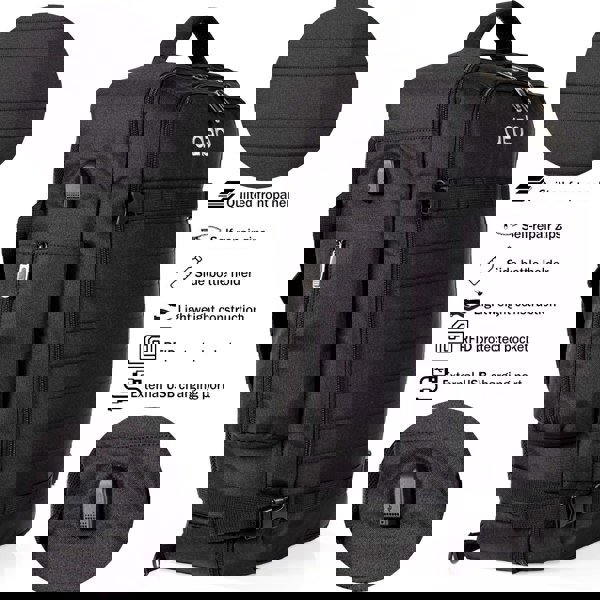 A2B Voyager 36L Cabin Backpack Multifunction Adventure Rucksack Travel Bag