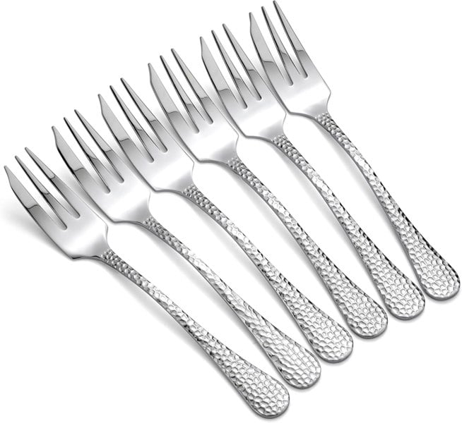 Arthur Price 'Avalon' Stainless Steel Gift Boxed Cutlery Set Of 6 Pastry Forks