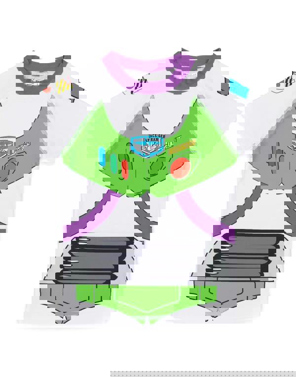 Disney Boys Multicoloured Buzz Lightyear Novelty Dress-Up Style 2 Piece Swim Set