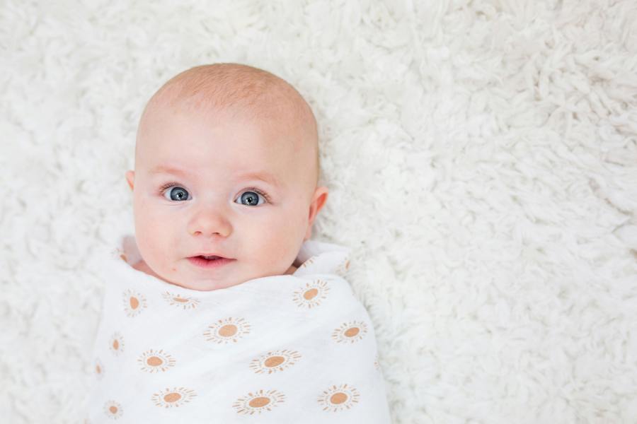Lulujo - Muslin Swaddle - Suns