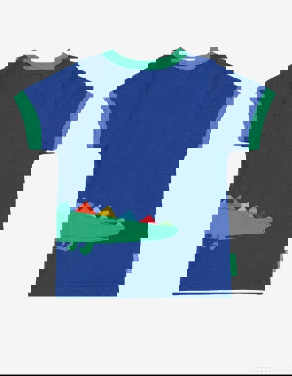 Organic Crocodile Applique T-Shirt - Toby Tiger UK Retail