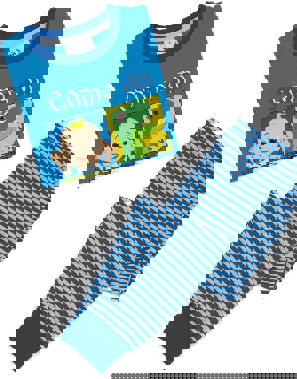 Cocomelon Boys Blue Long Sleeve Long Leg Pyjama Set