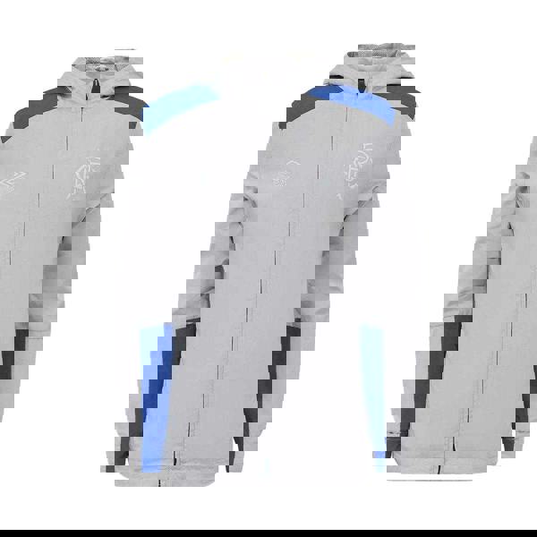 Umbro Childrens/Kids Pro Training Rangers FC Packable Waterproof Jacket - Microchip/Nautical Blue - 