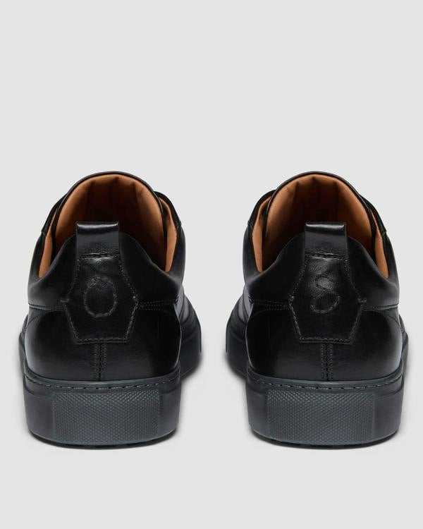 Oliver Sweeney Ermida Mens Hand Finished Calf Leather Trainers - Black | CHO | Designer Mens Trainers