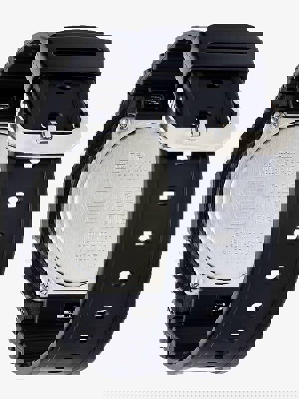 Casio G-Shock Classic Octagon Series Chronograph Dual Display Black Plastic Strap Watch GA-2100-1AER