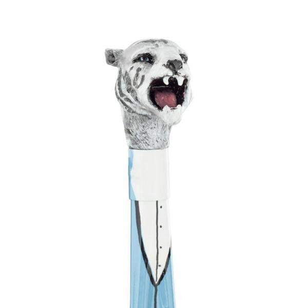Embassy London Tiger - Grey - Hand-painted shoe horn with sculpted tiger head