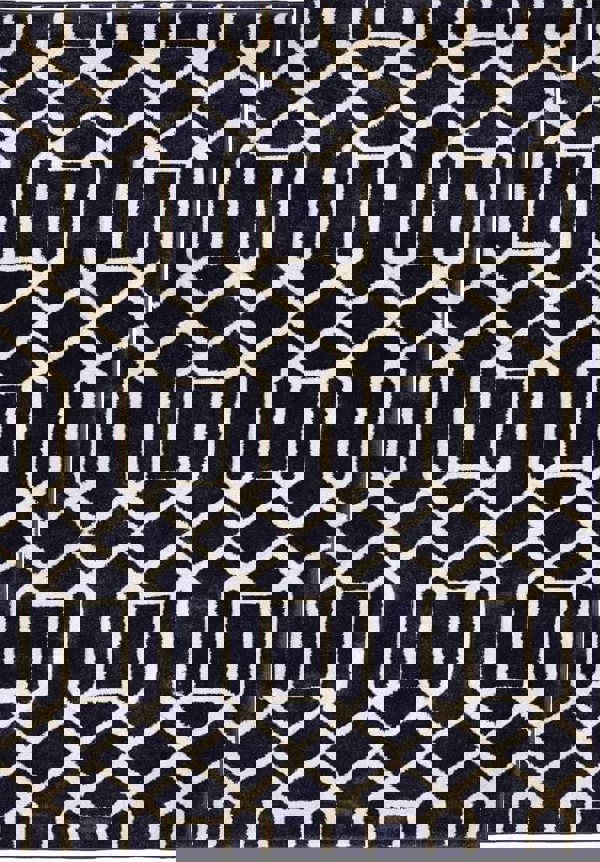 Newport Lattice Rug – Textured Geometric