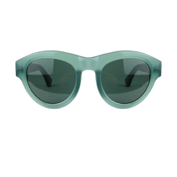 Dries Van Noten blue tone sunglasses with grey tone lenses