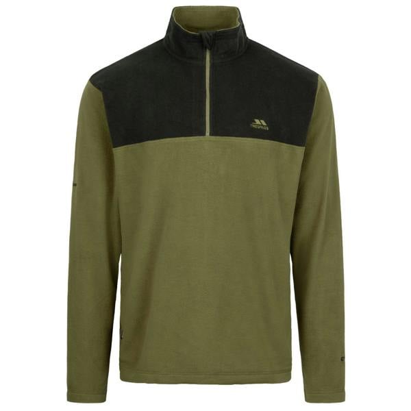 Trespass Mens Curtiston AT100 Fleece Top - Dark Vine - 