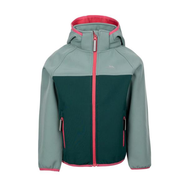 Trespass Childrens/Kids Hanbury Soft Shell Jacket - Pine - 