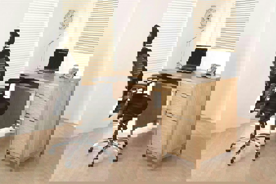 Dorel Home Portland office chair with black mesh back