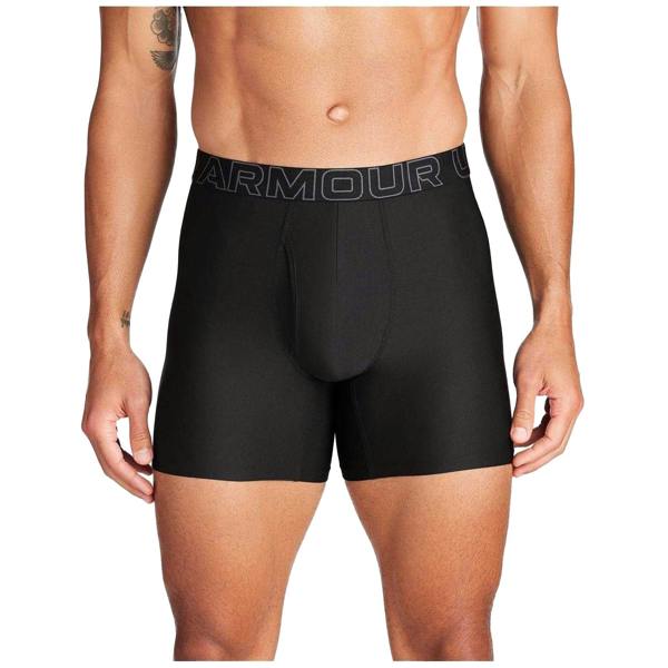 Under Armour Mens Performance Boxer Shorts (Pack of 3) - Black - 