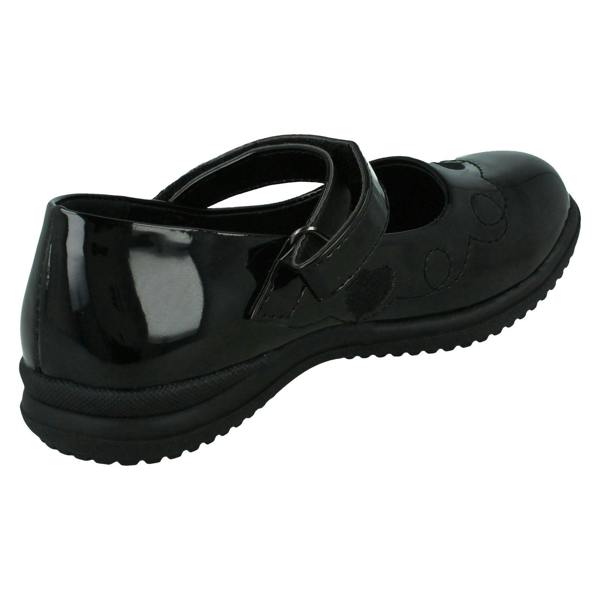 Spot On Girls Spot On Patent School Shoes H2661
