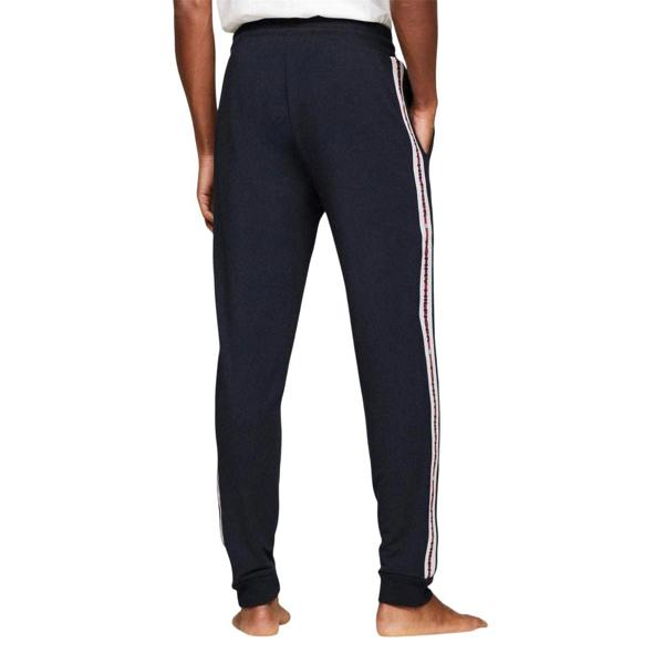 Tommy Hilfiger Mens Cotton Logo Jogging Bottoms - Blue - 