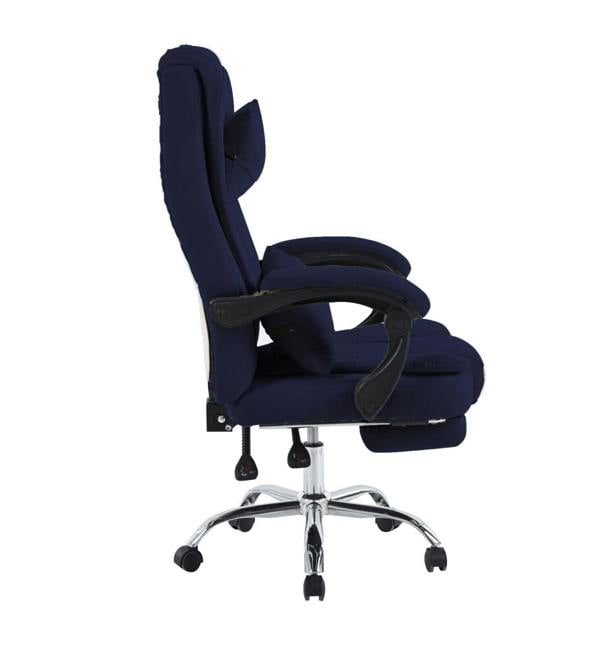 HYGRAD BUILT TO SURVIVE Velvet Reclining Office Chair with Footrest, Adjustable Swivel | HYGRAD®