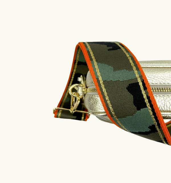 Apatchy Orange & Gold Stripe Camo Strap