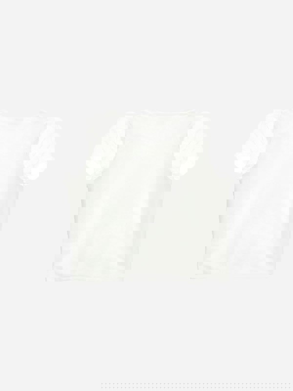 Monnalisa Girls Heart T-Shirt Ivory