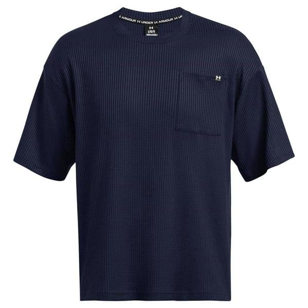 Under Armour Mens Rival Waffle T-Shirt - Blue - 