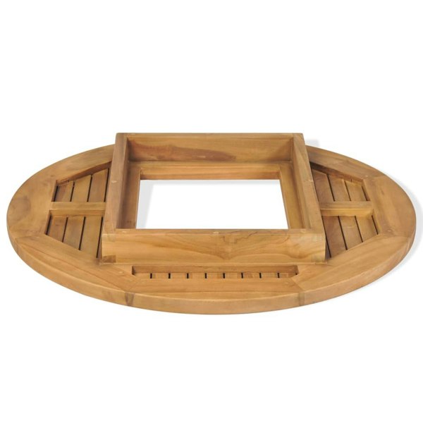 Berkfield Beer Crate Tabletop Teak 70 cm