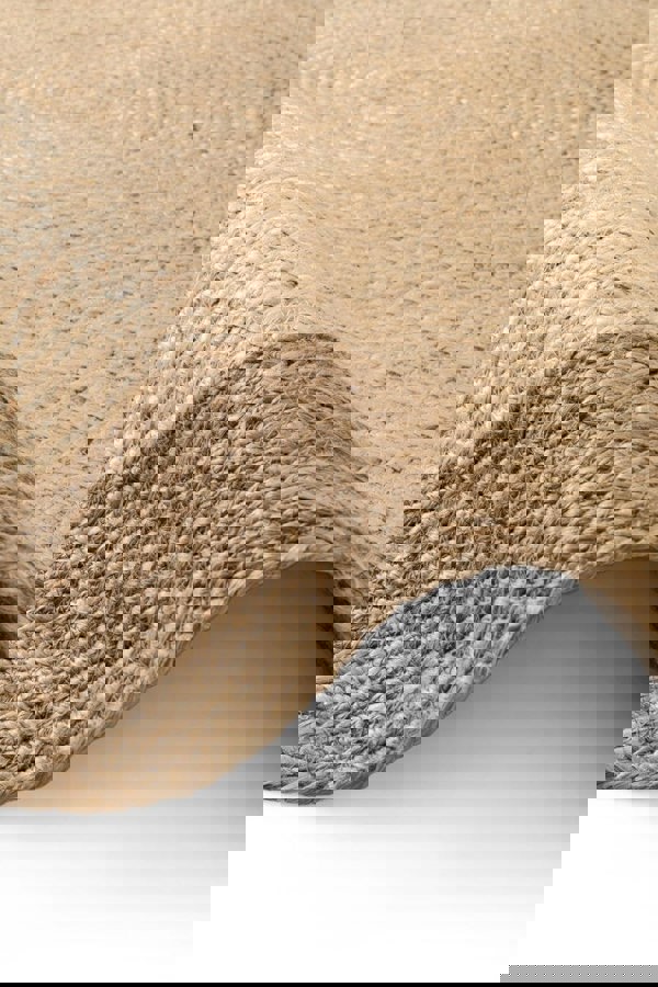 The Rugs Jutta Natural Round Jute Rug - Stylish & Comfort