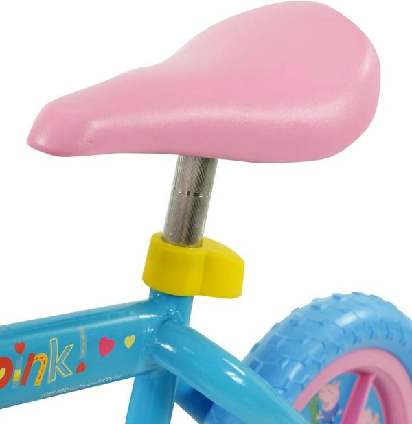 Peppa Pig 2 in 1 Kids Training Balance Bike - Blue/Pink