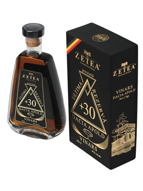 Zetea Ultima Rezerva (Last Reserve) Dacia Apold Hors D'Age Brandy (Cognac / Coniac / Vinars) 700ml