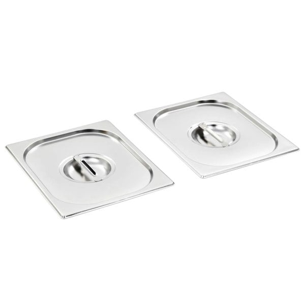 Berkfield Lids for GN 1/2 Pan 2 pcs  Stainless Steel