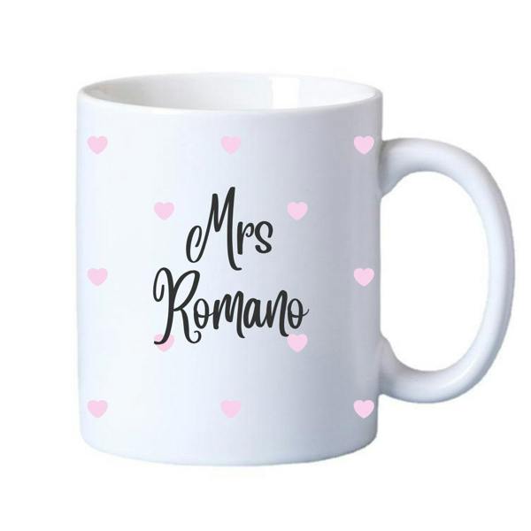 Aye Do Gifts Mr & Mrs Mini Hearts Mugs Gift Set | Couples Wedding Gift