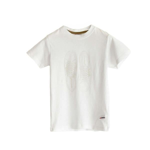 Superga Childrens/Kids Shoes T-Shirt - White