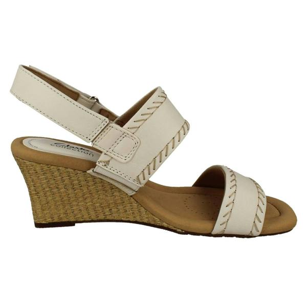 Clarks Ladies Clarks Wedge Sandals Kyarra Rose