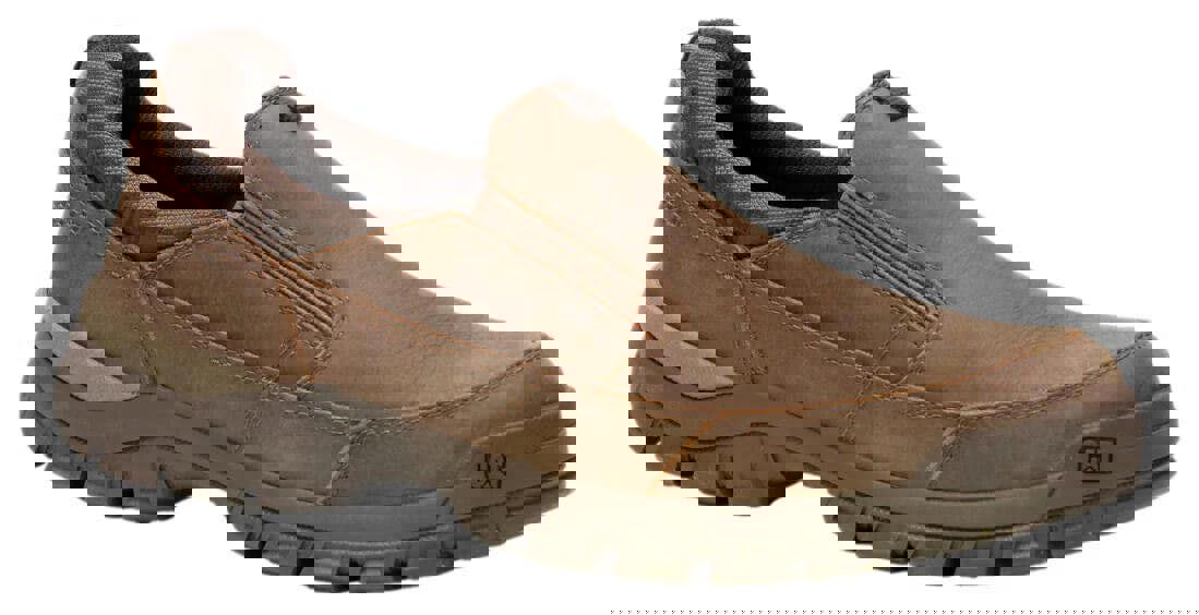 Caterpillar Threshold Mens Slip On Casual Leather Trainer Shoes