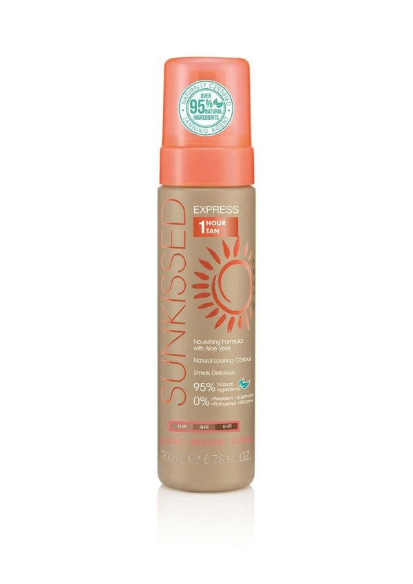 Sunkissed Express 1 Hour Tan 200ml - Light/Medium/Dark