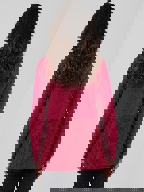 TIGI-Wear Ribbed Mock Cardi Top