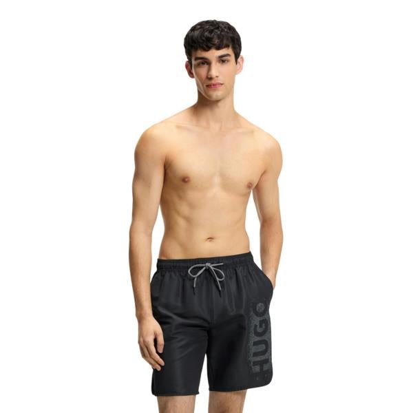 Hugo Mens Spray Quick Dry Swim Shorts - Black - 