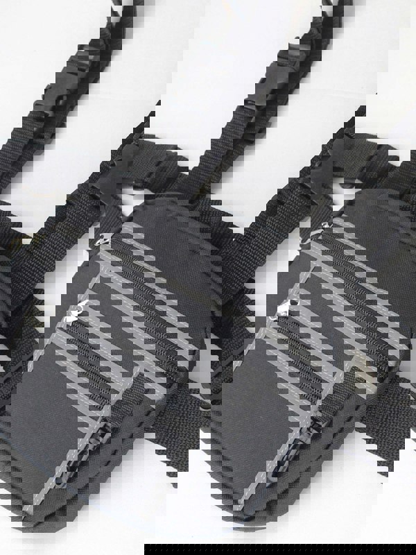 BLACK CHEST BAG - svnx