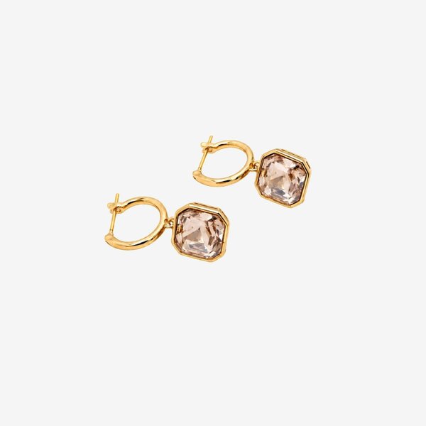 Uchi & Soto Shikaku Square Stone Hoops