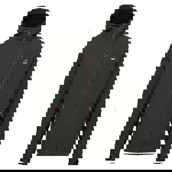 Trespass Mens Dante Soft Shell Jacket - Dark Vine - 