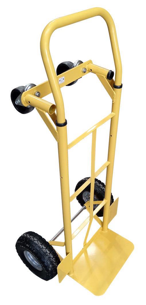 Bristol Tool Company 1894 2-in-1 Pneumatic Wheel Sack Truck, 250kg Capacity, Heavy-Duty Steel Frame, Dual Positioning System