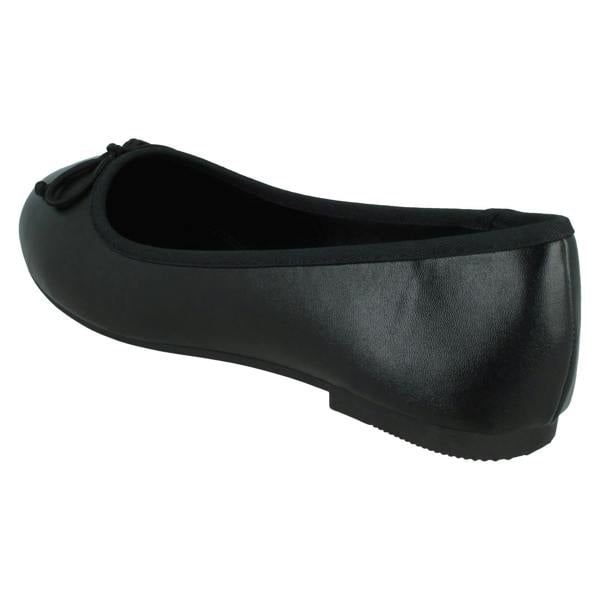 Spot On Ladies Spot On Ballerinas With Small Bow Detail F80397