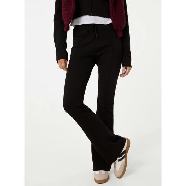 Pink Vanilla Pin Tuck Jersey Flares