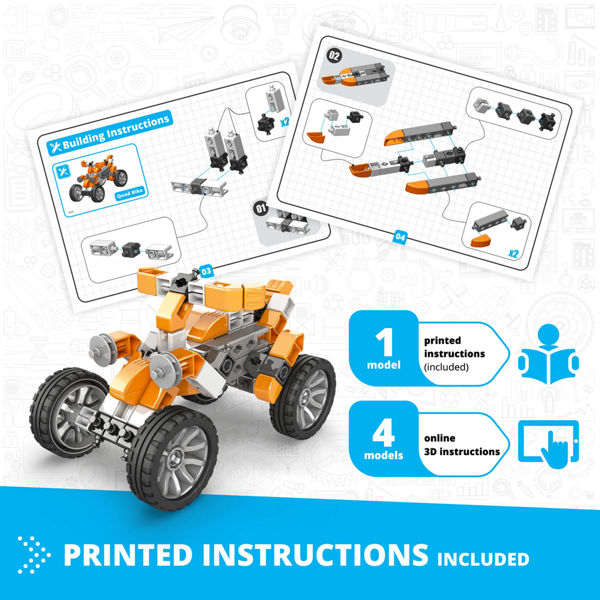 Engino Inventor Mechanics: Quad Bike with 5 bonus models