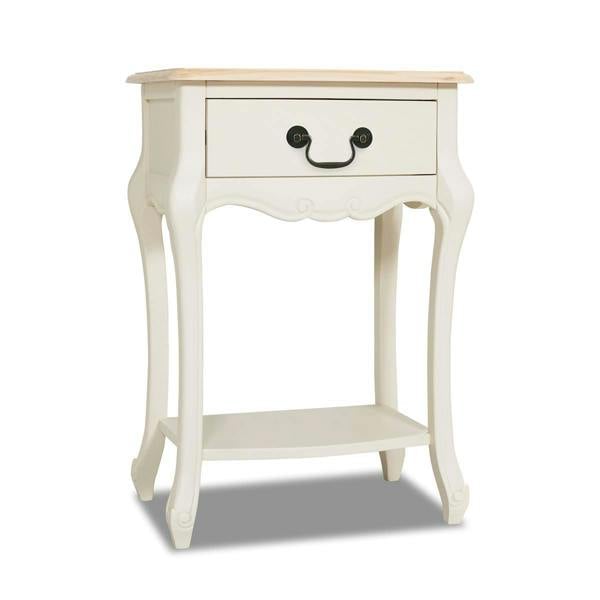Statement Furniture Juliette Bedside Table with Drawer French Style Nightstand