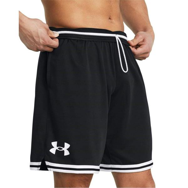 Under Armour Mens Perimeter Basketball Shorts - Black/White - 