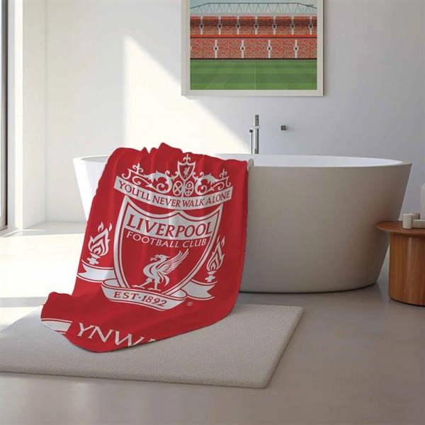 Liverpool FC YNWA Towel, Bedroom, Sports, Gift
