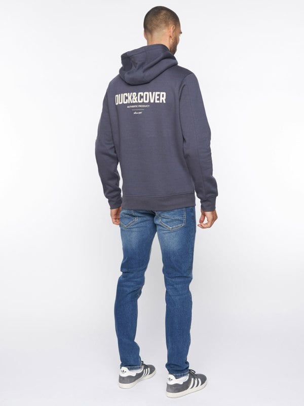 Duck and Cover Lewys Hoodie - Navy