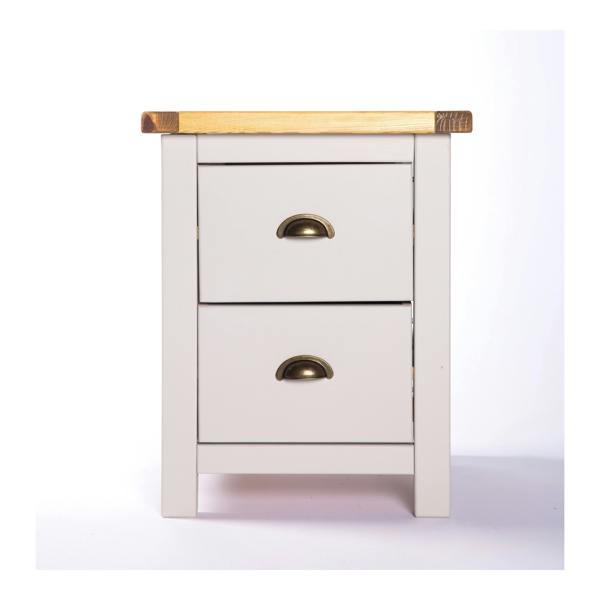 Argenta 2 Drawer Bedside Table