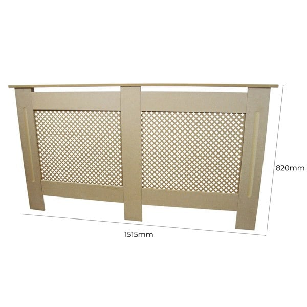 Monstershop Radiator Cover MDF - Unfinished (1515mm)