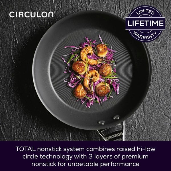 Circulon Infinite 24cm Non Stick Saute Pan With Lid Dishwasher Safe Easy Clean