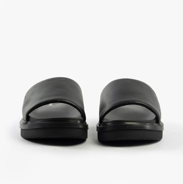 Calvin Klein FLAT MOLDED SLIDE Mens Triple Black
