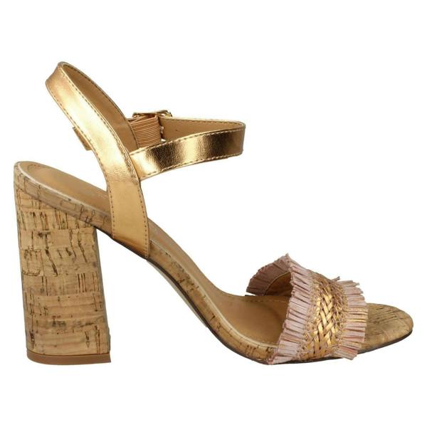 Spot On Ladies Spot On Chunky Heel Sandals